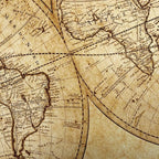 JAWO Old World Map Tapestry, Vintage Wanderlust Pirate Map Tapestry Wall Hanging for Bedroom, Historical Atlas Tapestries Poster Beach Blanket College Dorm Home Decor (80W X 60H)
