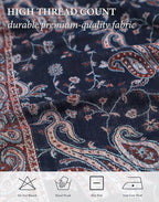 Achillea Reversible Paisley Pashmina Rave Scarf – Exotic Indian Shawls and Wraps for Evening Dresses, Festivals, All Seasons