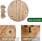 6"/8"/10" 3pcs Round Wood Riser - Plant Risers Stand for Decor - Wood Pedestal Stand Display for Kitchen Counter- Decorative Wooden Risers for Desktop/Bathroom/Livingroom/Bedroom