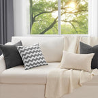 Topfinel 4 Packs Dark Grey Decorative Throw Pillow Covers 16x16 Inch for Living Room Couch Bed, Rustic Modern Farmhouse Home Decor, Soft Corduroy Bulge Cute Accent Square Cushion Case 40x40 cm