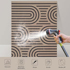 Tangsoo Modern Easy Jute 2x3 Outdoor Washable Rug for Entryway,Non-Slip Rainbow Rug Farmhouse Small Throw Mats Neutral Indoor Floor Carpet for Entrance Front Porch Foyer Decor