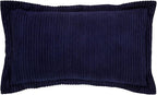 Better Trends Jullian Collection is Super Soft and Light Weight in Bold Stripes Design 100% Cotton Tufted Unique Luxurious Machine Washable Tumble Dry, King Sham, Navy