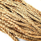 MDS Pack of 1 Handwoven Braided Jute Area Rug 2x8 feet Oval - 100% Natural Burlap Reversible Accent Rugs for Home Decor, Living Room, Doormat, Kitchen, Entryway Rug, Rustic, Farmhouse (2'x8')