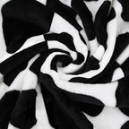 MACEVIA Cow Print California King Blanket for Bed, Flannel Fleece Big Soft Blanket, Huge Blankets 120"x120" Cozy Warm Comfort, Extra Large Plush Giant for Travel Camping 260GSM (Dairy Cow)