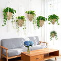 Macrame Plant Hanger - 5 PCS Hanging Planters for Indoor Plants Outdoor Decorative Flower Pot Holder Wall Decor Living Room Boho Home Decor Set of 5 35"/41"/55" 3 Size Pots Not Included