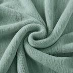 Homiest Decorative Knitted Throw Blanket with Fringe, Lightweight Acrylic Knit, Soft & Cozy Tassel Blanket for Couch, Sofa, Bed (Sage Green, 50 x 60 Inch)