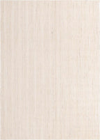 Unique Loom Braided Jute Collection Area Rug - Dhaka (7' 1" x 10' Rectangle, White)