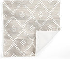 Lush Decor Adelyn Decorative Throw Pillow Cover, 20" W x 20" L, Neutral - Square Pillow - Neutral Diamond Pillow - Textured Pillows - Hygge Decor - Farmhouse Throw Pillows For Bed, Couch, Or Chair