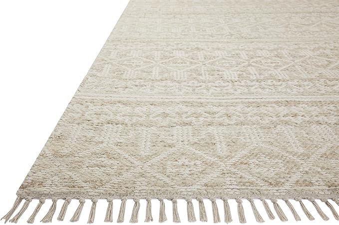 Loloi Angela Rose Rivers Collection RIV-03 Sand/Ivory 7'-9" x 9'-9" Reversible Area Rug