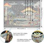 Yeoiat Tapestry Mystical Mushroom Tapestries Fantasy Gaze Tapestries Bohemian Forest Wall Tapestry Bedroom Dormitory Living Room Decoration 60"x44"