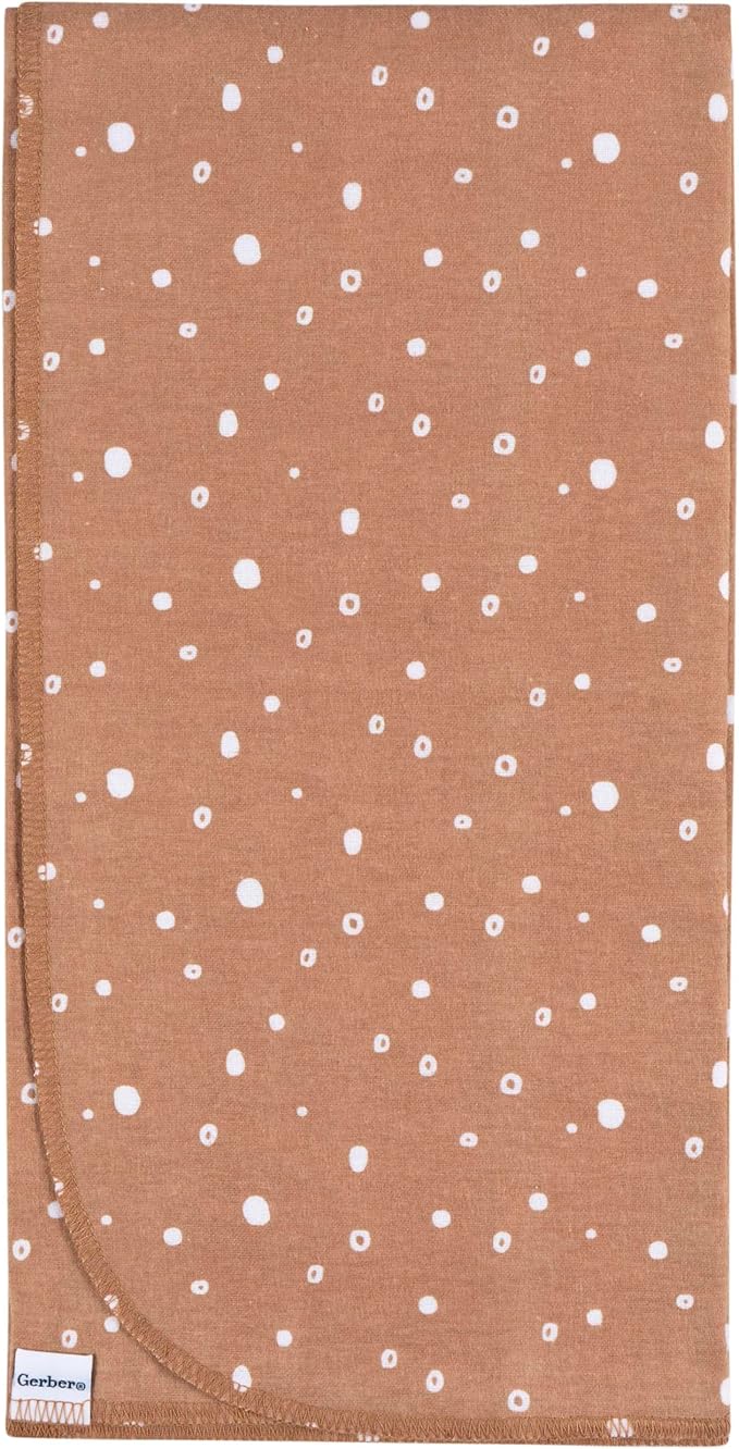Gerber Unisex Baby 100% Cotton Flannel Receiving Blankets 30x30 Inches (Pack of 16), Boho Rainbow, One Size