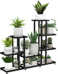 Corner Plant Stand Indoor 5 Tier 16 Potted Metal Plant Stands Outdoor Flower Shelf Heavy Duty Pot Holders for Patio Balcony Garden Living Room Home Decor (5-Tier 16 Potted)