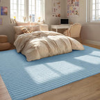 Bedsure 6x9 Fluffy Area Rugs for Living Room, Machine Washable Rugs, Non-Slip Backing, Non-Shedding, Pet Friendly Throw Rug for Bedroom Dining Room, Rug for Kids Room, Celestial Blue
