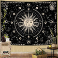 Spenlife Celestial Sun and Moon Tapestry Cosmic Tapestry for Bedroom Astral Tapestries Wall Hanging Bedroom Living Room Wall Art and Home Decor 60x80