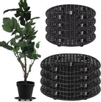 8Pcs Plant Stand Indoor Outdoor, Plant Level Pot Elevator- 2 Size Plant Riser Holder Plastic Floor Protector Plant Trivet, Heavy Planter Holder for Prevent Rot and Damage on Patio & Deck(7.9"&11.8" )