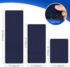 KitchenClouds Kitchen Mats for Floor,3PCS Kitchen Rugs,Non Slip Anti Fatigue Mats for Kitchen Floor,Waterproof Sink Mat,Cushioned Standing and Comfort Mats for Office,Blue