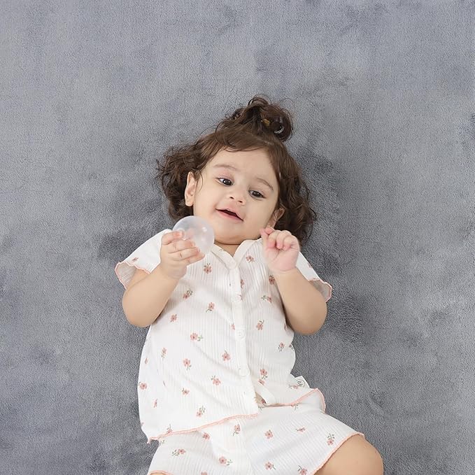 1.3" Thick Baby Play Mat for Floor, 79x79 Playpen Mat, Pro Soft Flannel Foam Mats Toddler Infant Kids Crawling for Nursery Rug Playroom Living Room Waterproof Easy Care Non-Slip (Light Grey)