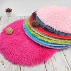 30 Pcs Kids Crazy Carpet Circle Seats 16 Inch Round Floor Mat Kids Floor Cushions Soft Colorful Educational Classroom Rug for School Home Group Activity Learning Marker Playing Areas
