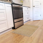 KIBAGA Beautiful Jute Rug for Your Home - This Natural 2x3 ft Hand Woven Rug Fits Perfectly Into Your Entry Area, Kitchen Or Living Room - Modern Braided Mat Enhances Any Boho/Farmhouse Decor