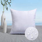 MIULEE 20x20 Pillow Insert Throw Pillow Insert, Outdoor Pillows Water-Resistant Premium Outdoor Pillow Stuffer Sham Square for Couch Sofa Patio Furniture Cushion Porch Swing