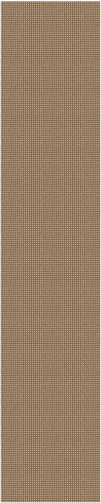 EARTHALL Woven Runner Rug 2x12 Ft Washable Runners for Hallways Extra Long Cotton Non Slip Rubber Backed Kitchen Runner Braided Indoor Floor Carpet for Entryway, Hall, Kitchen, Orange/Tan/Brown