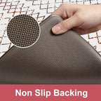 KIMODE Kitchen Mats 2PCS,Cushioned Anti Fatigue Boho Kitchen Rugs and Mats,Non Slip Waterproof Kitchen Mats for Floor,Comfort Foam Standing Desk Mat for Home,Office,Sink,Laundry,Colorful
