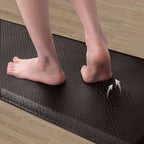 Mattitude Kitchen Mat Cushioned Anti-Fatigue Floor Mat Water Resistant Non-Slip Mats and Rugs Standing and Comfort Desk Mats for House Sink Office Laundry (Chocolate, 17.3"x39")