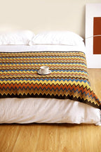 Boho Bohemian Throw Blanket for Couch Sofa Bed, Soft Cozy Lightweight Boho Blankets Knitted with Tassel, Decorative Blanket All Season 50x60 inches (Coffee)