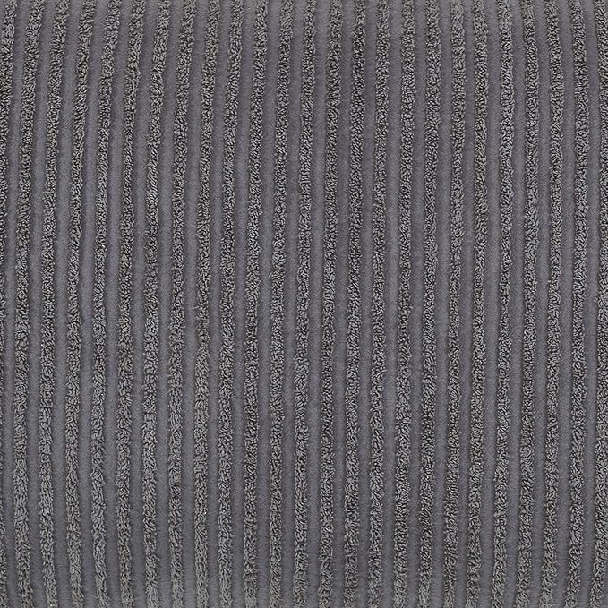Better Trends Chenille Bedspreads Full/Double Size, Gray 100% Cotton Chenille Stripe Design Tufted Bedding Coverlet Soft Lightweight, 81"x110" 1 Pieces Jullian Collection