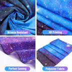 Apdidl Extra Large Galaxy Space Tapestry for Bedroom Aesthetic 90'' X 71'' Blue Starry Sky Stars Universe Tapestry Mysterious Nebula Wall Hanging Backdrop Decor for Bedroom Living Room
