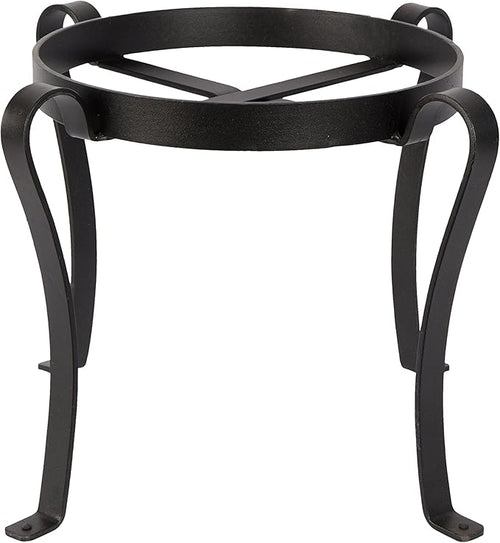 Achla Designs Patio Flower Pot Plant Stand, 12-in H Black