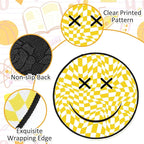 Tinideya 12 Pcs Kids Carpet Circle Seats for Class 16 Inch Round Classroom Rug Floor Cushions Soft First Day of School Educational Mat Non Slip Back to School Learning Playing Areas(Smile)