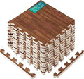 Yes4All EVA Interlocking Mats, Puzzle Floor Tiles, Foam Floor Padding with Border for Furniture, Home Space, Living Room, Garage 11,22,32 SQFT
