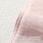 FUTEI Pink Throw Pillow Covers 22x22 Inch Set of 2,Furry Faux Fur Teddy Boucle Textured Cushion Covers,Soft Fluffy Decorative Pillow Case,Home Decor for Couch Bed Living Room Office