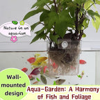 ARREBOL 2 Pack Clear Aquarium Plant Holder Top Hanging Fish Tank Plant Holders Fits up to 0.8in Tank Edges