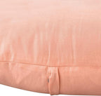 4-Pack 100% Cotton Comfortable Solid Decorative Throw Pillow Case,Thmyo Square Cushion Cover Pillowcase Sublimation Blank Pillow Covers DIY Throw Pillowcase for Sofa(20x20 inch/ 50x50cm,Sakura Pink)