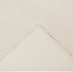 Better Trends Chenille Bedspreads Twin Size, Ivory 100% Cotton Chenille Stripe Design Tufted Bedding Coverlet Soft Lightweight, 96"x110" with 1 PC Sham 2 Pieces Set Jullian Collection