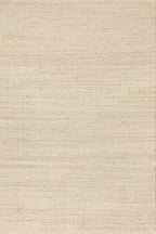 Jute Cotton Hand Woven Natural Farmhouse Area Rug for Living Room Bedroom Kitchen Hallway Entryway- Rustic Vintage Bohemian Decor - 3' x 5' (Cotton Jute)