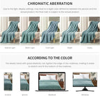 BOURINA Faux Cashmere Fringe Throw Blanket Decorative Lightweight Throw Soft Cozy for Bed or Sofa Outdoor Blanket, 50x70 Inches Teal
