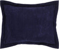 Better Trends Jullian Collection is Super Soft and Light Weight in Bold Stripes Design 100% Cotton Tufted Unique Luxurious Machine Washable Tumble Dry, Standard Sham, Navy