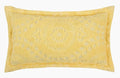 Better Trends Rio Collection is Super Soft and Light Weight in Floral Design 100% Cotton Tufted Unique Luxurious Machine Washable Tumble Dry, King Sham, Yellow