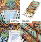 Aipon Tarot Tapestry Cute Tarot Card Tapestries 3 Pack Sun Moon Star Green Floral Flower Small Aesthetic Tapestry Wall Hanging for Bedroom Living Room Dorm (20'' × 27'')