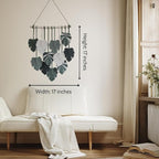 Boho Wall Decor - Large Macrame Wall Hanging - Boho Bedroom Decor - Tapestry for Bedroom - 17x23 inches