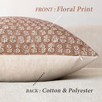 Foindtower Set of 2 Decorative Long Body Lumbar Throw Pillow Covers Neutral Farmhouse Cushion Covers Vintage Home Decor for Sofa Couch Chair Bedroom Living Room,14×36 Inch,Light Orange Brown