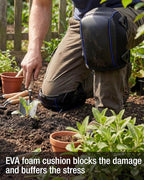 WORKPRO Garden Knee Pads For Unisex-Adult, Flooring Kneepads with Foam Padding, Comfortable Kneeling Cushion for Gardening, House Cleaning, Construction Work, 7.87"*6.75"*3"