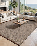 LUMI 8x10 Jute Area Rug for Living Room, Natural Handwoven Rugs Non Slip, Farmhouse Braided Carpets No Shedding for High Traffic, Dining Room, Indoor, Outdoor, Patio