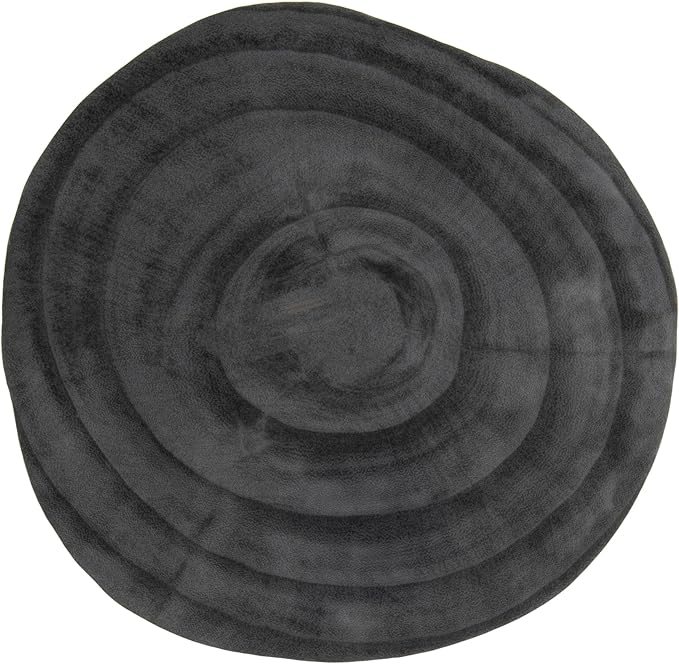 Creative Co-Op Decorative Paulownia Wood Pedestal, Black