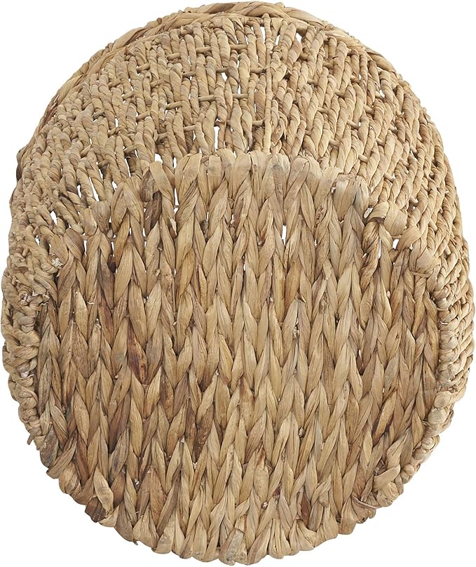 Household Essentials Brown Tall Round Wicker Storage Basket