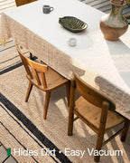 LUMI 6x9 Jute Area Rug for Living Room, Natural Handwoven Rugs Non Slip, Farmhouse Braided Carpets No Shedding for High Traffic, Dining Room, Indoor, Outdoor, Patio