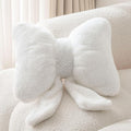 Bow Pillow Throw Pillows Butterfly Shaped Decorative Cute Pillows for Bed Sofa Cute Home Decor,White 14.5 * 12inch